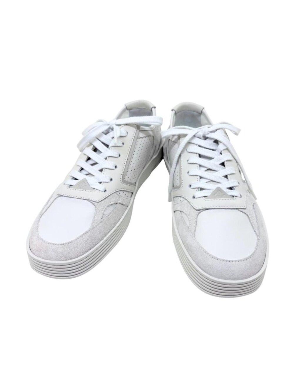 Fendi Sneakers Leather Suede White 6